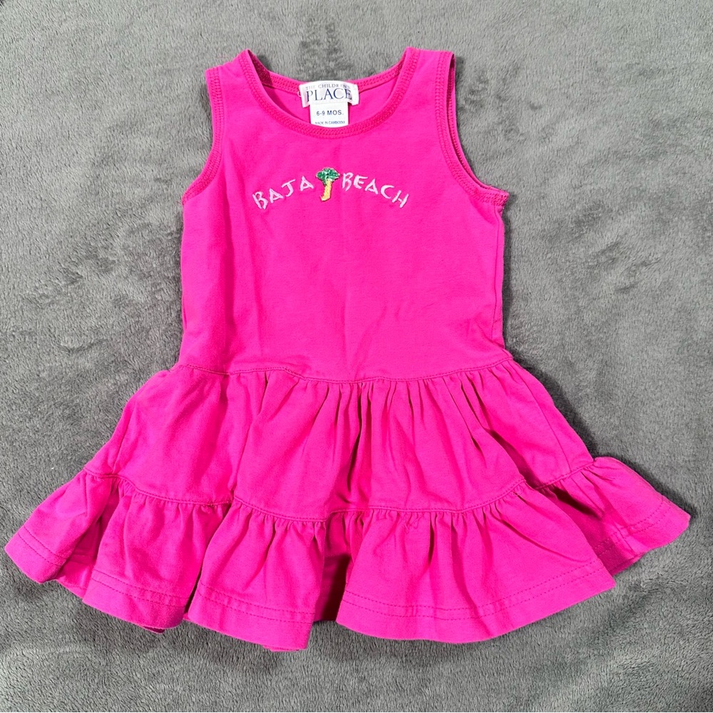 The Children’s Place Pink Baja Beach Play Twirl Dress 6-9 Months
